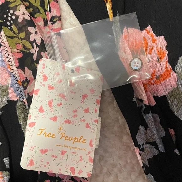 FP Floral Black Blouse - Picture 2 of 5